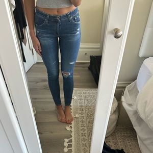 AG jeans THE FARRAH SKINNY ANKLE size 27